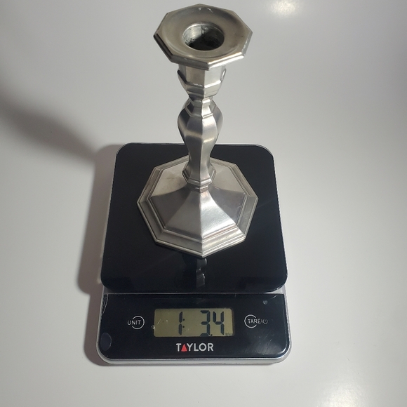 Pair of GORHAM Pewter Octette Model Candlesticks Vintage Discontinued 1950's EUC - Picture 9 of 14